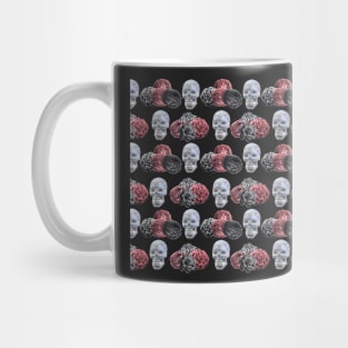 Pretty Floral & Glitzy skull pattern #3 Mug